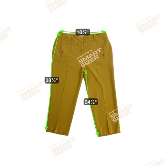 Womens Mustard Yellow 2 Pc Pant Suit Sz XL Corpcore Office Siren - Picture 13 of 14